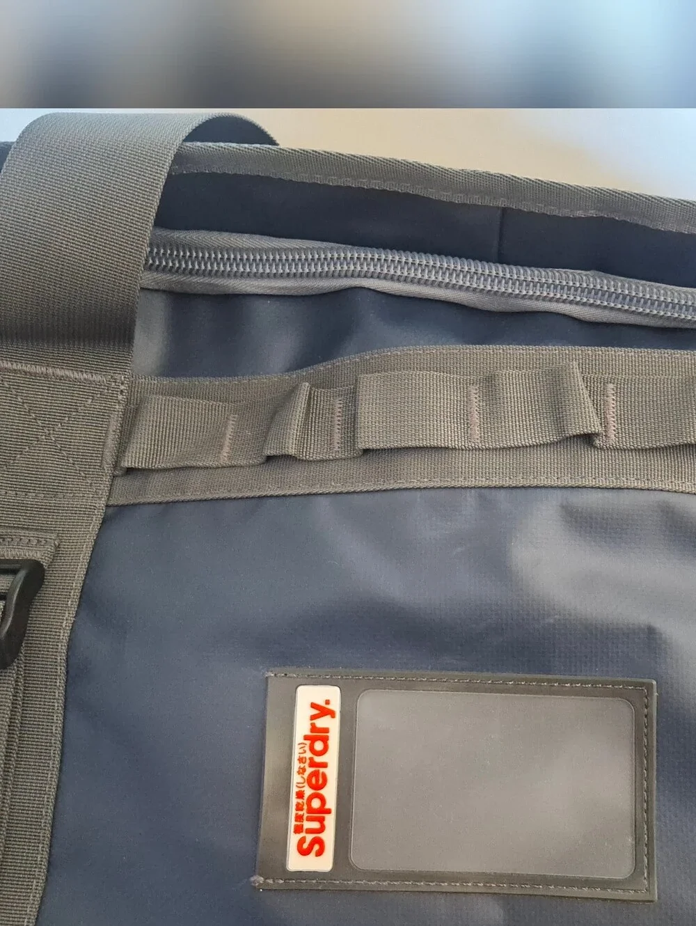 Superdry Tarpaulin Duffle Bag Navy Carry-on